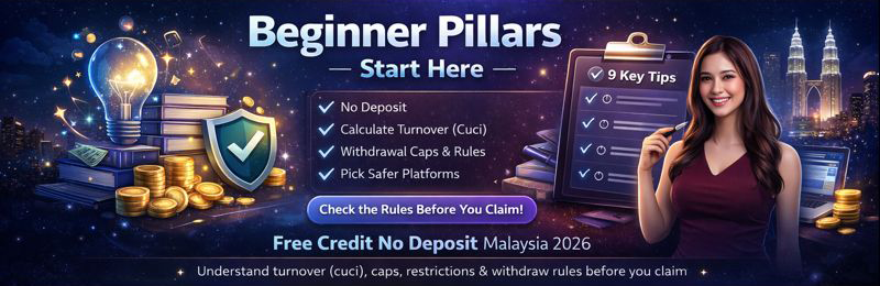 Beginner Pillars banner for Free Credit No Deposit Malaysia 2026